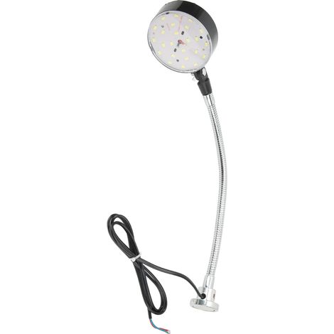 Hochleistungs-magnetfußlampe, Legierter Stahl, Flexibler Schwanenhals, Geeignet Zum Lesen, 24 V Dc
