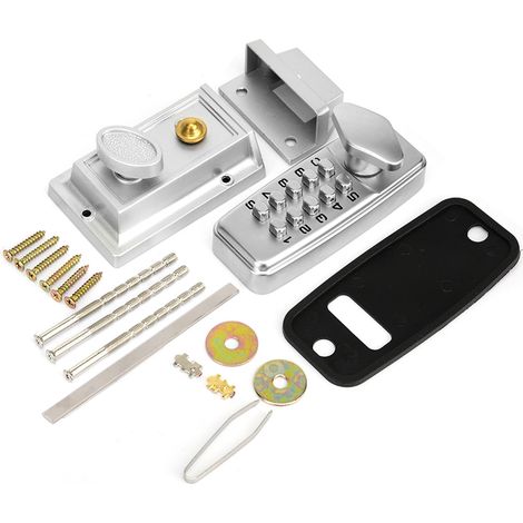 Mechanisches Zahlenschloss, Schlüsselloser Riegel Mit 2 Bis 4 Ziffern, Mini, Doppeltastatur, Türschloss Mit Riegel Für Schränke