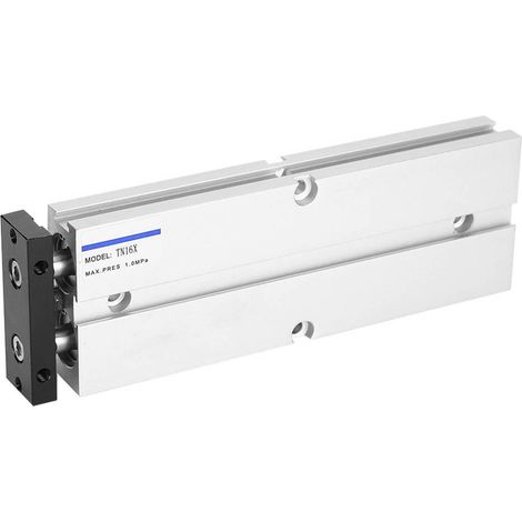 Tn16 0,10,9 Mpa 10 200 Mm (tn16x200-s) Doppeltwirkender Pneumatikzylinder Aus Rostbeständiger Aluminiumlegierung