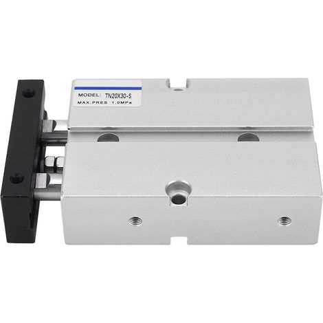 Pneumatikzylinder Mit 2 Kolbenstangen, Doppeltwirkender Welle, 0,1 Bis 1,0 Mpa, 30 Mm Hub, 20 Mm Bohrung