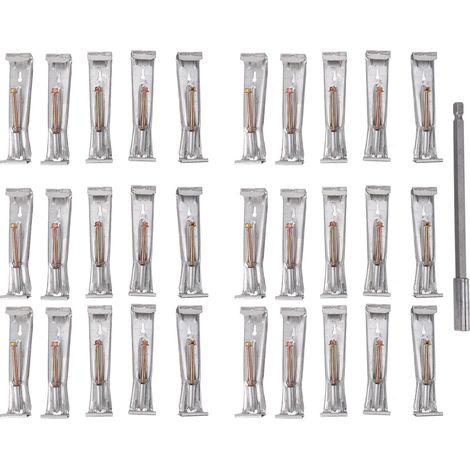Schnellverschluss-schraub-dachrinnenhalterungen, 30 Stück, Professionelle 5-zoll-aluminium-regenstützen Für Durchhängende Dachrinnen Mit Vormontierten