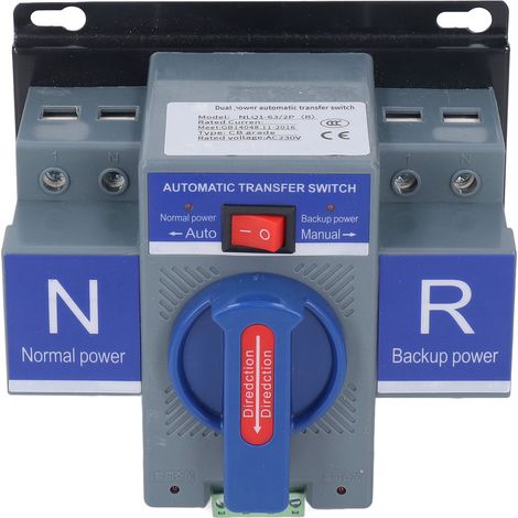 Automatischer Umschalter, Dual-power, 2p, Cb-typ, Mini-wechselrichter 230 V Ac Für Haus-pv-anlagen, 32 A