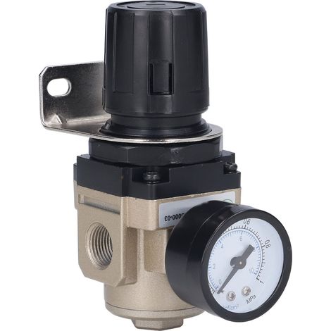 G3/8 Luftdruckregelventil Mit Pneumatischem Filterregler Und Manometer (0,05–0,85 Mpa) Ar3000-03
