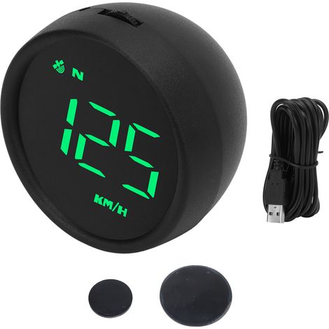 2,6-zoll-hud-display Mit Gps-tachometer Und Vielfältigen Funktionen: Geschwindigkeitsüberschreitungswarnung, Müdigkeitswarnung, Fahrwarnung Für Auto, Motorrad, Suv, Van, Wohnmobil, Bus, Grünes Licht