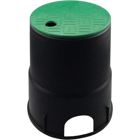 Gistuch – Ventilkastenabdeckung Für Automatische Bewässerungsanlagen – Uv-beständiger Abs-kunststoff – Durchmesser 205 Mm – Höhe 230 Mm – Grün