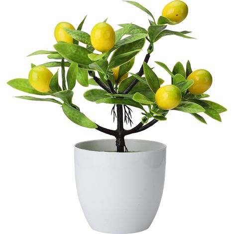 Künstlicher Blumentopf, Mini-bonsai-dekoration Für Zuhause, Badezimmer, Büro, Bauernhof, Schreibtischregal (2)