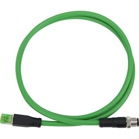 M12-auf-rj45-patchkabel, 4-poliges Netzwerkkabel Für Industrielle Ethernet-anwendungen, Ip67 Wasserdicht