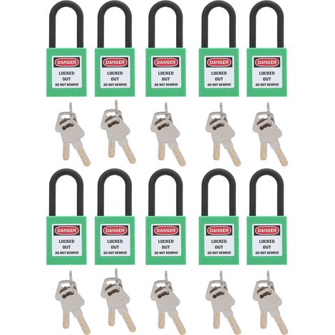 10 Sets 38 Mm / 1,5 Zoll Staubdichte Sicherheitsisolierung Für Baustellen, Krankenhäuser Und Chemieanlagen (grün)