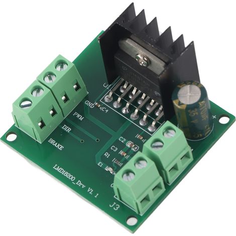 Pwm-gleichstrommotor-ansteuermodul, Lmd18200t 4,5–5,5-v-drehzahlreglerplatine