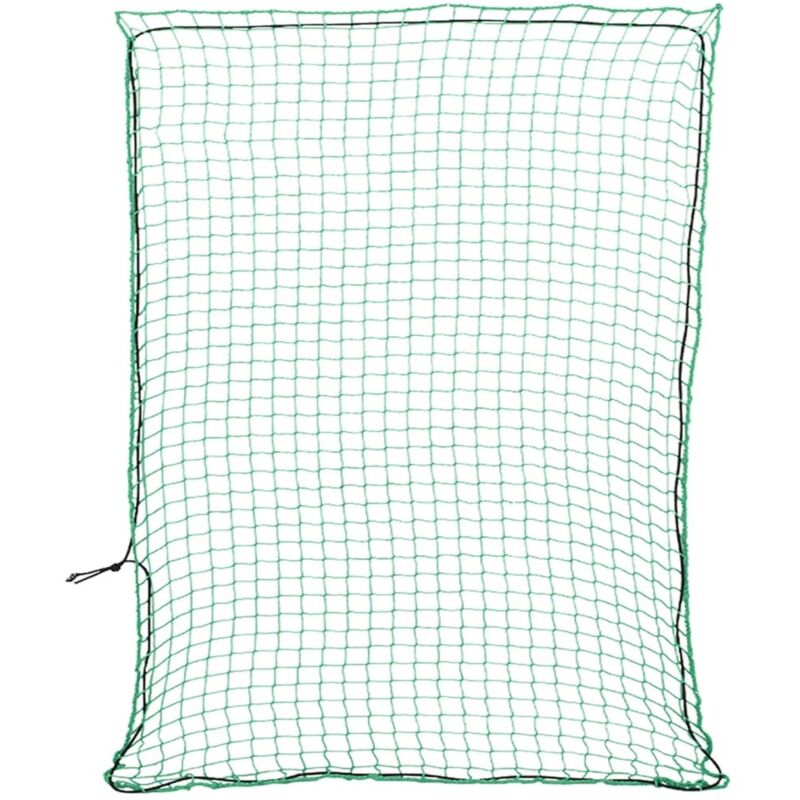 Anhängernetz Mit Grüner Gummischnur 3,5 X 3 M Pp