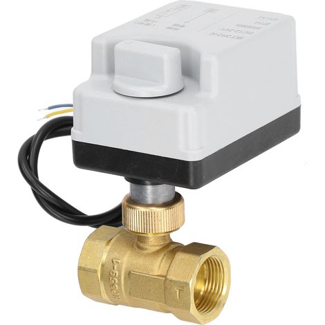 2-wege-elektro-kugelhahn, Normalerweise Geschlossen, Manuell/automatisch, Dn20, Dc 12 V/24 V