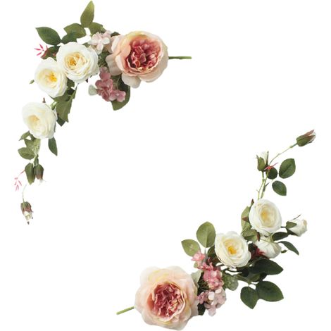 Lintel Flower, Bunte Künstliche Blumendekoration Mit Seidenblumenband Für Zuhause, Hochzeitszeremonie, Geschenk (1)