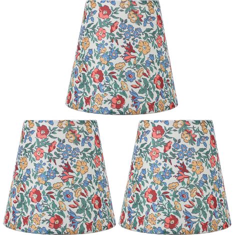 Konischer Lampenschirm Aus Stoff Mit Blumenmuster Für Steh- Oder Stehlampen Mit E14-fassung