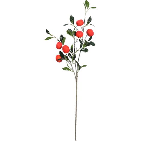 Künstliche Mandarinenzweige, Realistischer Kumquat-mandarinenstrauß, Künstliches Obst Als Dekoration Für Vasen Und Wohnräume (x)
