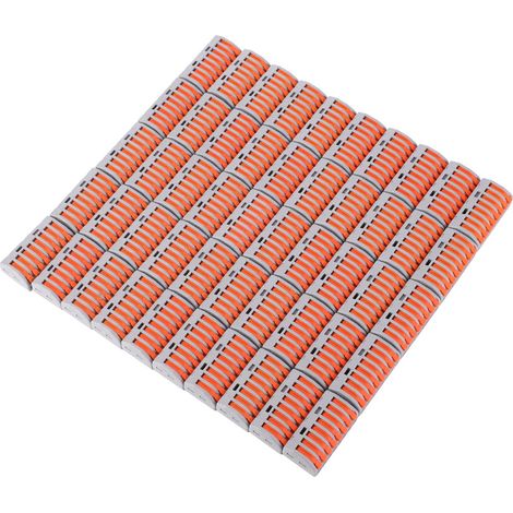 50 Stück Pct-218 Schnellverbinder-kabelbaum-klemmenblock 1 In 7 Outorange