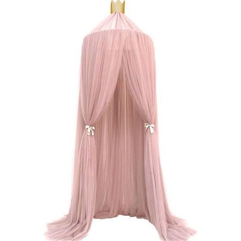 Elegantes Moskitonetz In Rosa Für Kinderbetten, Babyzimmer
