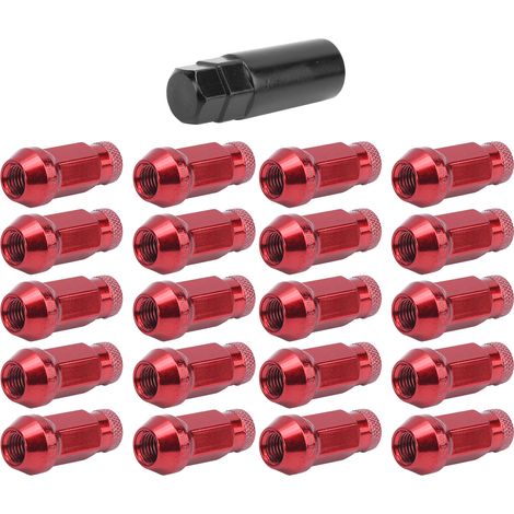 20 Stück 50bv30 Radmuttern Aus Legiertem Stahl, M12x1,5, Hochfestes Gewinde, Rot, Ersatz Für Mazda