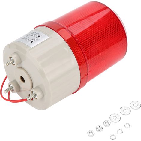 220-v-warnleuchten Mit Roter Led, Akustooptisches Alarmsystem, Rotierendes Blitzlicht, Notfall-led