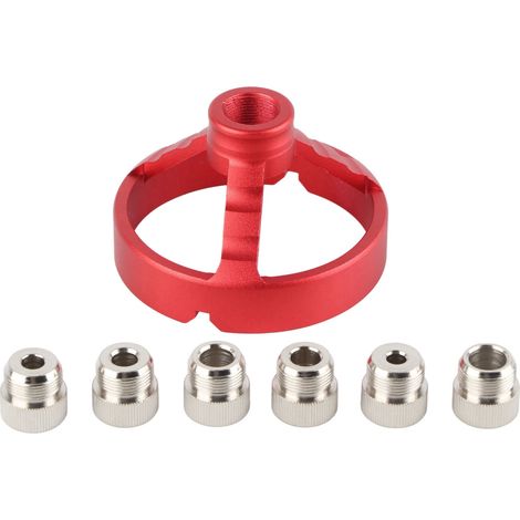 5/6/7/8/9/10 Mm Holzbearbeitungsbohrer Vertikale Bohrführung (rot)