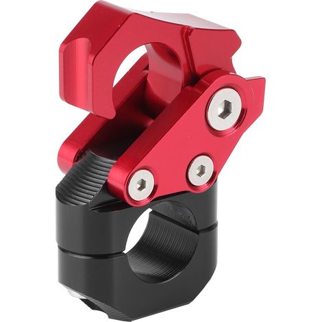 Universeller, Faltbarer Helmhalter, 0,86-zoll-motorradlenkerhaken, Passend Für Yamaha (rot)