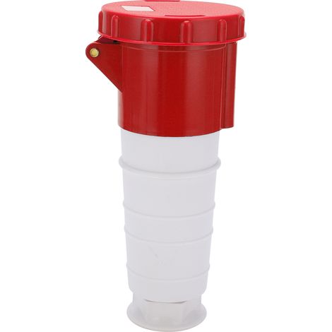 Industriesteckdose 380415v 63a 5-polig 3p + N + E Ip67 Wasserdicht Für Wasserschutz Im Bahnbereich