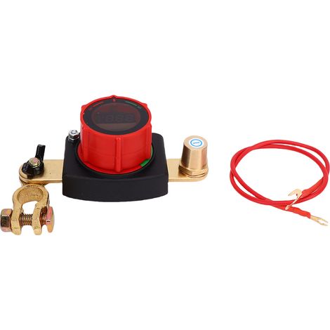 Batterietrennschalter Mit Voltmeter, Hauptschalter (ein/aus), Stromabschalter, Drehschalter Für Boote, Wohnmobile, Pkw, Lkw Und Anhänger