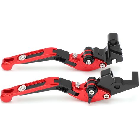 Zweiteilige, Cnc-gefräste, Verstellbare Brems- Und Kupplungshebel Aus Aluminiumlegierung, Passend Für Yamaha Xj6 Diversion (2009–2015), Rot