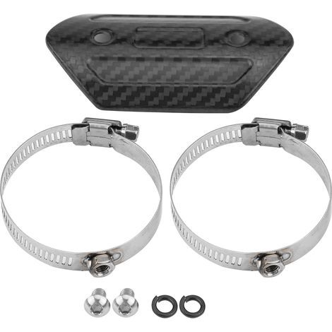 Schutzabdeckung Für Das Mittelrohr Des Motorradauspuffs, Hitzeschutz, Fersenschutz