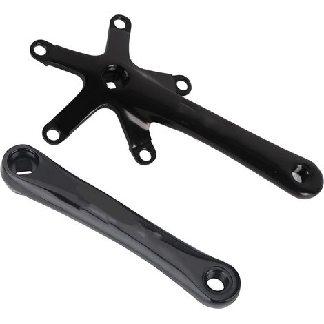 Paar 170-mm-kurbelgarnitur-reparaturteile Aus Aluminium Für Mountainbikes/rennräder (schwarz)