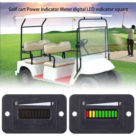 12v/24v Led-digitalbatterieanzeige Für Golfwagen