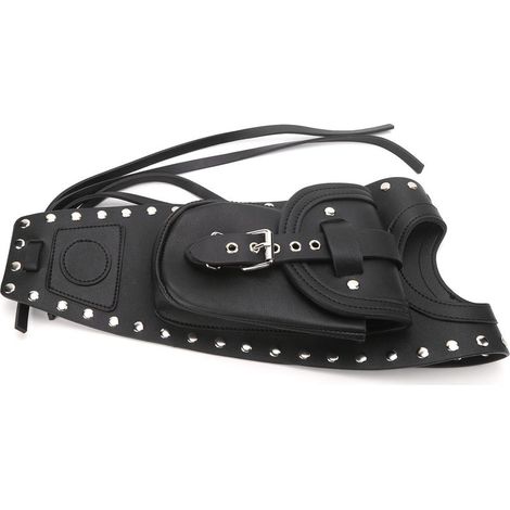 Motorrad-tanktasche, Tankabdeckung, Schwarzes Kunstleder, Passend Für Xlx1000, Xl1200x, Xlh883