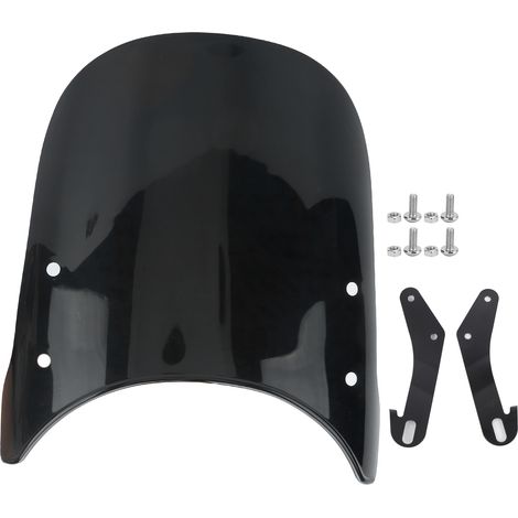 Universeller Windabweiser Für Motorräder, Rissfest, Kratzfest, Passend Für Triumph Bonneville 57-zoll-rundscheinwerfer (schwarz)