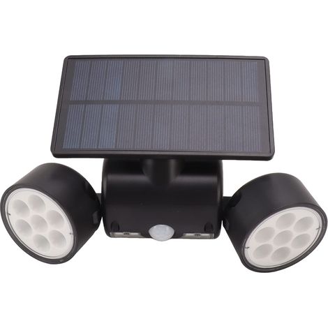 Doppelte Solarleuchte Mit Bewegungsmelder Für Den Außenbereich, Schutzart Ip65 (wärmeableitung), Wasserdicht Für Garten Und Terrasse