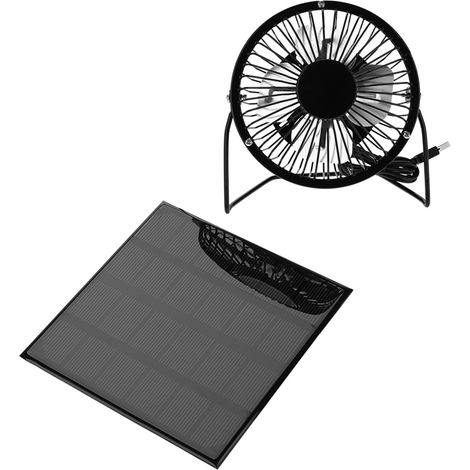 Solarventilatoren, Mini-ventilator, Tragbarer Outdoor-ventilator, 3 W, 6 V, Solarbetrieben