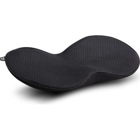 Ergonomisches, Leichtes Und Bequemes Autositzkissen, Das Den Druck Auf Oberschenkel Und Hüfte Reduziert Und Die Lendenwirbelsäule Stützt. Schwarz.