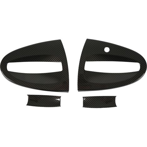 Türgriff-set Aus Kohlefaser Für Den Außenbereich, 4-teilig, Ersatz-schalenabdeckung Für Smart Fortwo W451 2009 – 2015