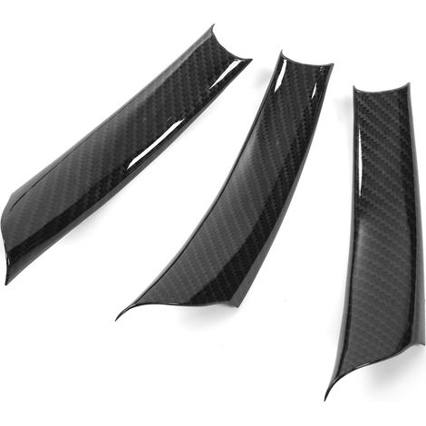 3-teilige Türgriffabdeckung, Seitentürgriffabdeckung Aus Kohlefaser Für X5 E70 2008-2013 (schwarz)