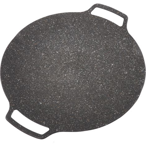 Koreanische Grillplatte, Antihaftbeschichtete Runde Bratpfanne Für Zuhause Und Draußen, Universalgröße, 33 Cm