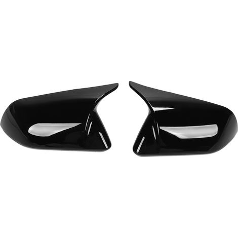 Außenspiegelkappen (links Und Rechts), 2 Stück, Ersatzhupe Für Ford Mustang 2015–2022, Glänzend Schwarz