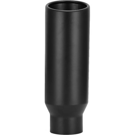 Auspuffrohr Aus Edelstahl, 80 Mm/3,1 Zoll Einlass, 102 Mm/4 Zoll Auslass, Universelle Hintere Nut, Schwarz