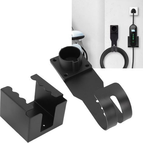 Wandmontagesatz Für Ladegeräte Für Elektrofahrzeuge, Ladegeräthalterung Für J1772-stecker, J-haken, Kabel Und Halterung Für Ladeboxen Für Elektrofahrzeuge