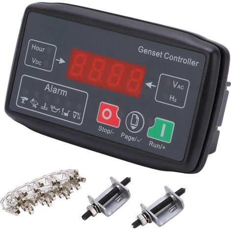 Generator-steuermodul, Led-gesteuerter Generator Mit Automatischer Startfunktion, 3-phasen-start-stopp-steuermodul Für Kleinmotorengeneratoren, Bedienfeld