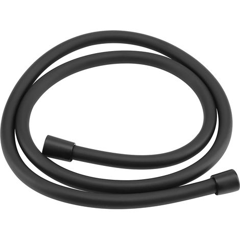 Knickfreier Duschschlauch 60, Schwarzer Duschschlauch 2 M, Lackierter Duschschlauch, Schwarz, Zoll, Für Handbrause, Duschschlauch-ersatz
