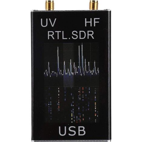 Hf-empfängergerät, U/v-hf-vollbandempfänger Rtl-sdr Usb-tuner/r820t + 8232 Us Ultra Hd Av-empfänger