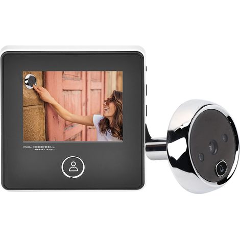 Digitale Elektronische Türspionkamera, Smart Vision Digital-türkamera Mit Videomonitor, Mp3-player, 20°-weitwinkel, Ir-nachtsichtunterstützung