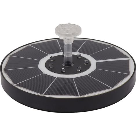 Solarbrunnen, 900mah 3,5w Abs Solarbrunnenleuchte (transparente Düse)