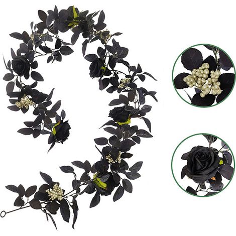 Künstliche Rosenranke, Rosengirlande Für Hochzeitsblumen, Tischdekoration, Kinderzimmer, Babyparty, Außendekoration Für Zuhause Und Wanddekoration (x)