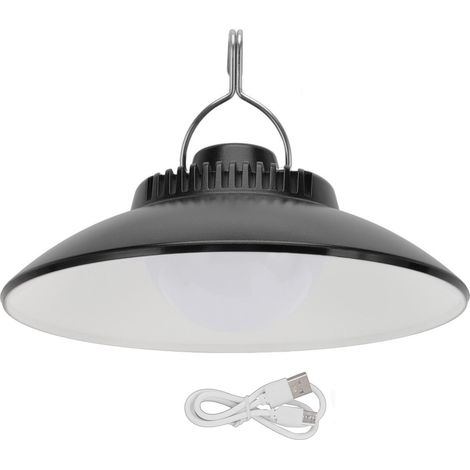 Wiederaufladbare Led-zeltleuchte Mit Usb-anschluss, 2 Modi, Tragbare Led-campinglaterne Mit Haken Für Notstromversorgung Im Freien