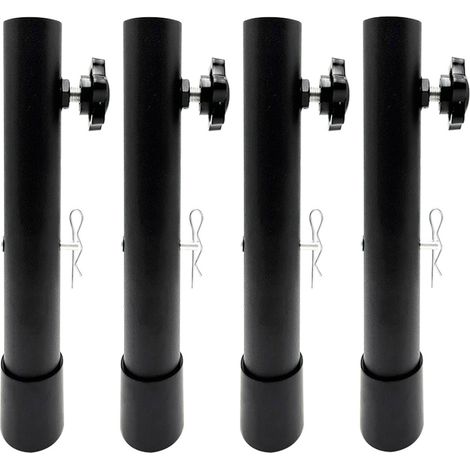 Stück Klappbare Tischverlängerungen Edelstahl-thekenbeinverlängerungen Typ A 17,3 Zoll (44 Cm)