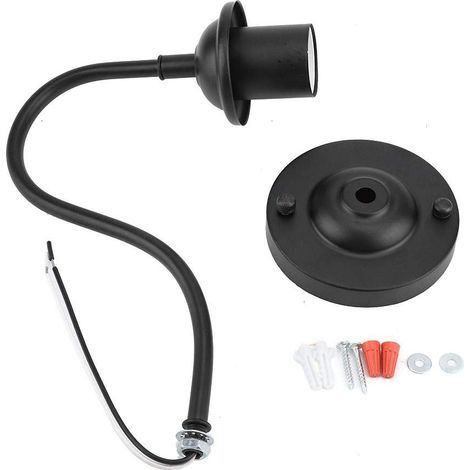 Wandleuchte Aus Eisen, Robuste Und Praktische Eisenlampe, Einfach Zu Montieren Für Esszimmer, Garten Oder Café